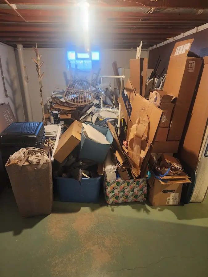 Roll-off dumpster container at job site for Concrete Dumpster Rental in Florida Ridge